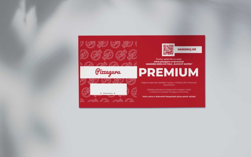 Dárkový poukaz na Pizzaguru pro nadšence do Pizzy a Italské gastronomie