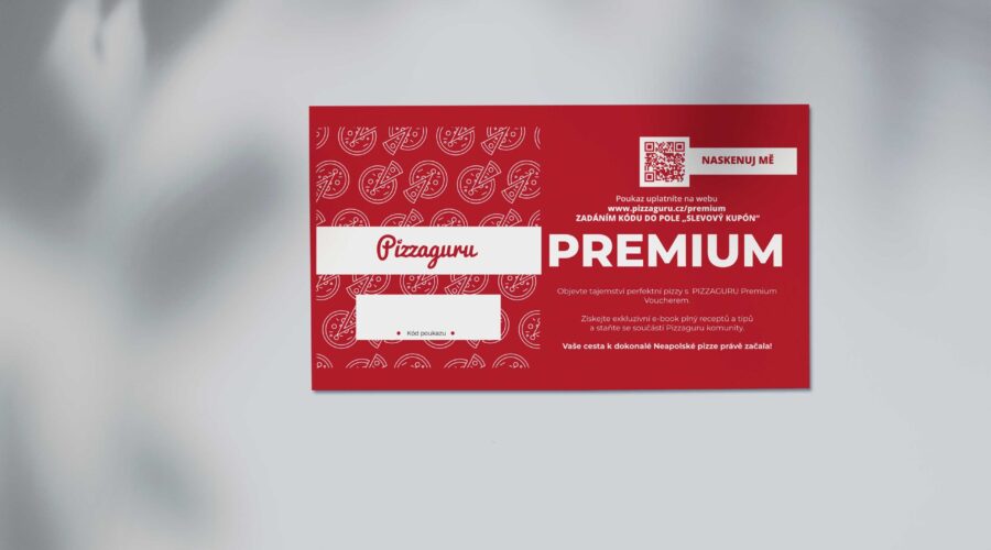Dárkový poukaz na Pizzaguru pro nadšence do Pizzy a Italské gastronomie