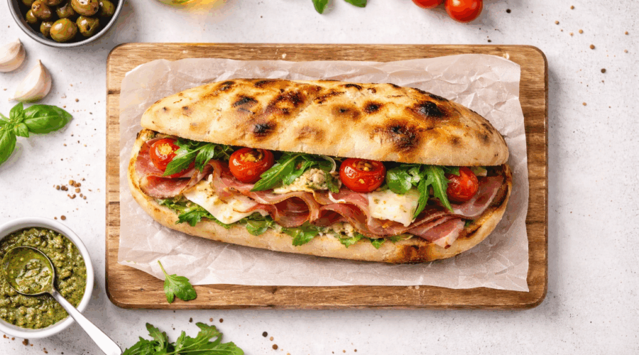 Panuozzo: Co dělat se zbylým těstem na pizzu? Vyzkoušejte legendární sendvič z Gragnana