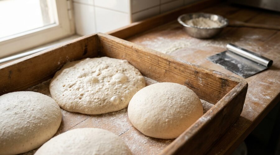 Překynuté těsto – nepovedená fermentace u neapolského těsta: jak číst signály (překynutí vs. nedokynutí)