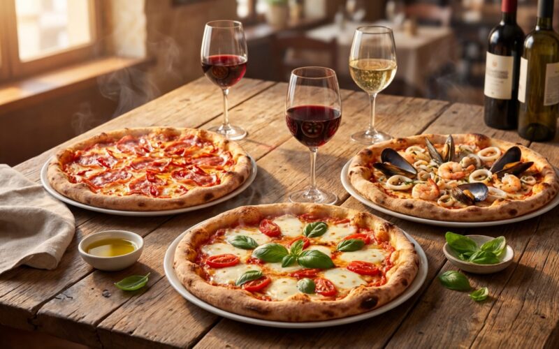 Jak vybrat správné víno k pizze: průvodce párováním podle stylu pizzy i omáčky