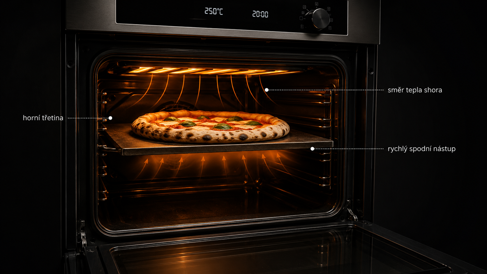 Pizza Steel v troubě