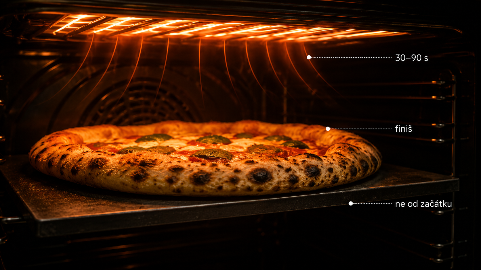 Pizza Steel na lepší vedení tepla v troubě