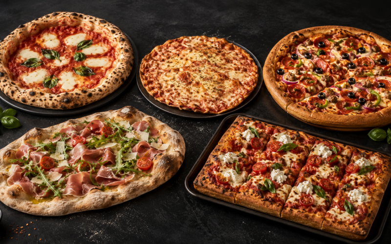 Druhy pizzy: velký přehled stylů, které musíte znát