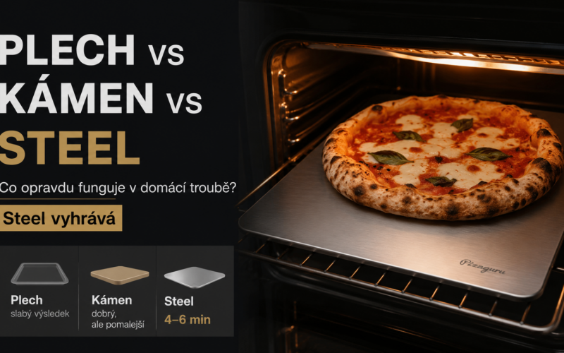 Deska na pizzu: kámen, ocel, nebo plech? Kompletní průvodce výběrem